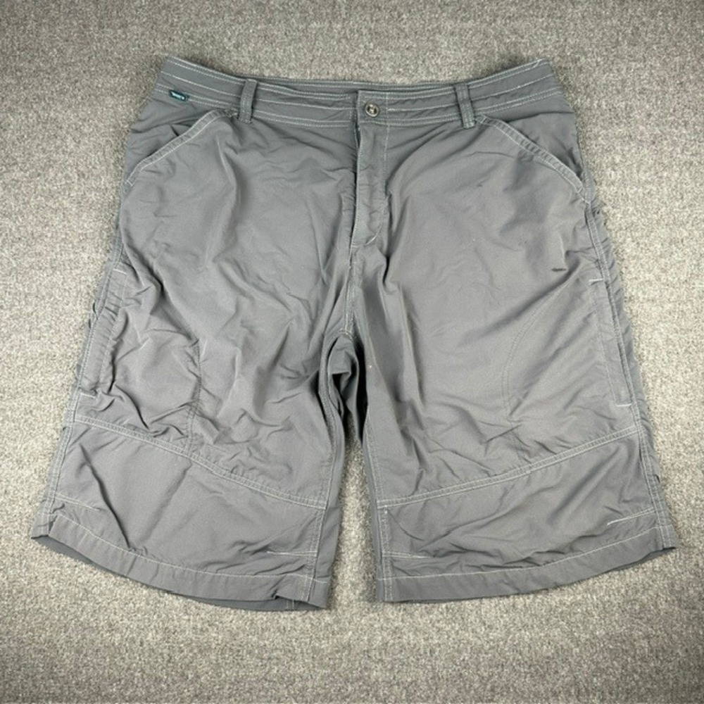 Kuhl Mens Gray Cargo Hiking Shorts Size 42 measures 40" Outdoor Utility Workwear